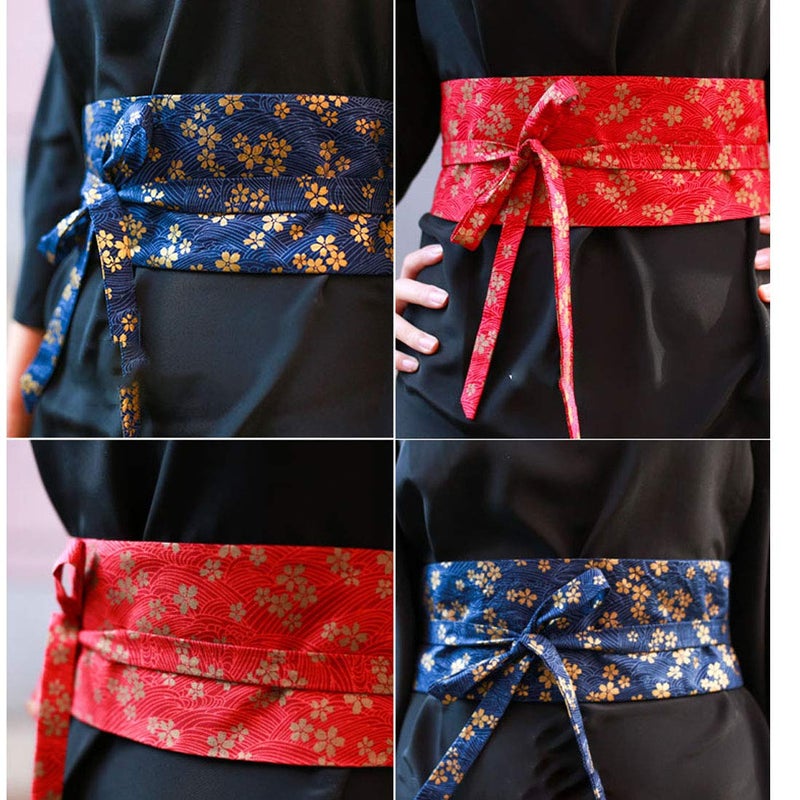 MAYSONG Japanese Kimono Robe obi Belt Harajuku Waistband - Image 2
